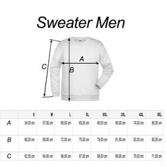 men sweater R-line maattabel